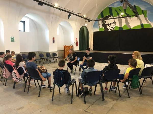 Alumnos del colegio de Los Cortijillos