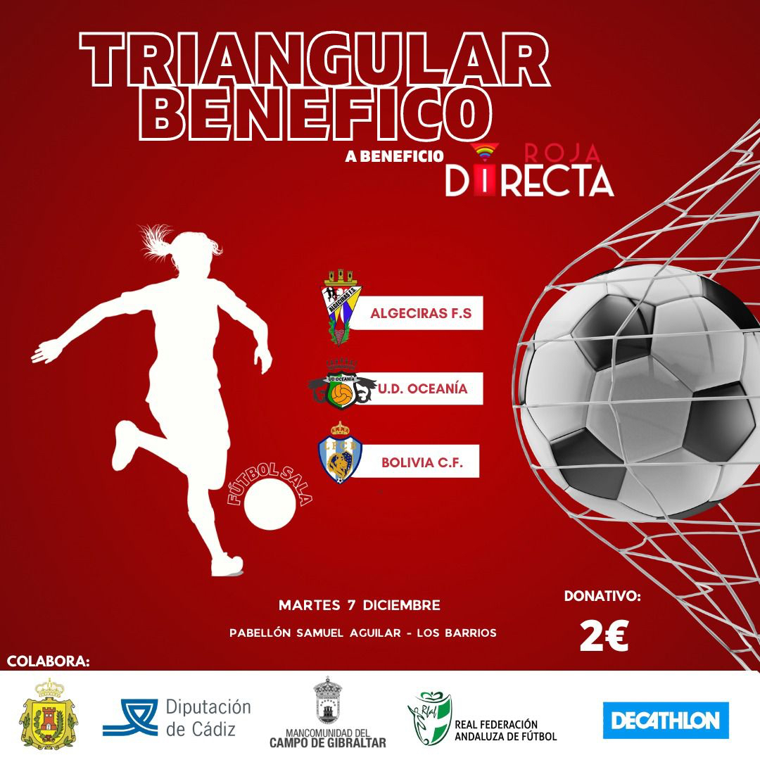 Deportes colabora en el torneo de fútbol sala a beneficio de la Asociación 'Roja Directa' que se celebrará el martes el 'Samuel Aguilar' | Blog Comunicación